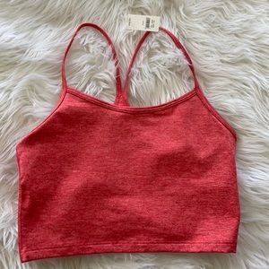 NWT AERIE Hugger Tank Red Heathered Medium